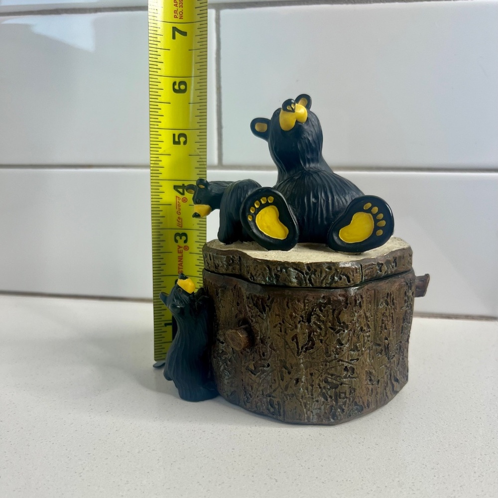 BearFoots Three Bears Box by Jeff Fleming Big Sky Carvers - Picture 3 of 10